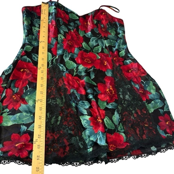 Vintage Victoria’s Secret Gold Label Slip Gown Dress Lace Floral Size Medium - Picture 12 of 12